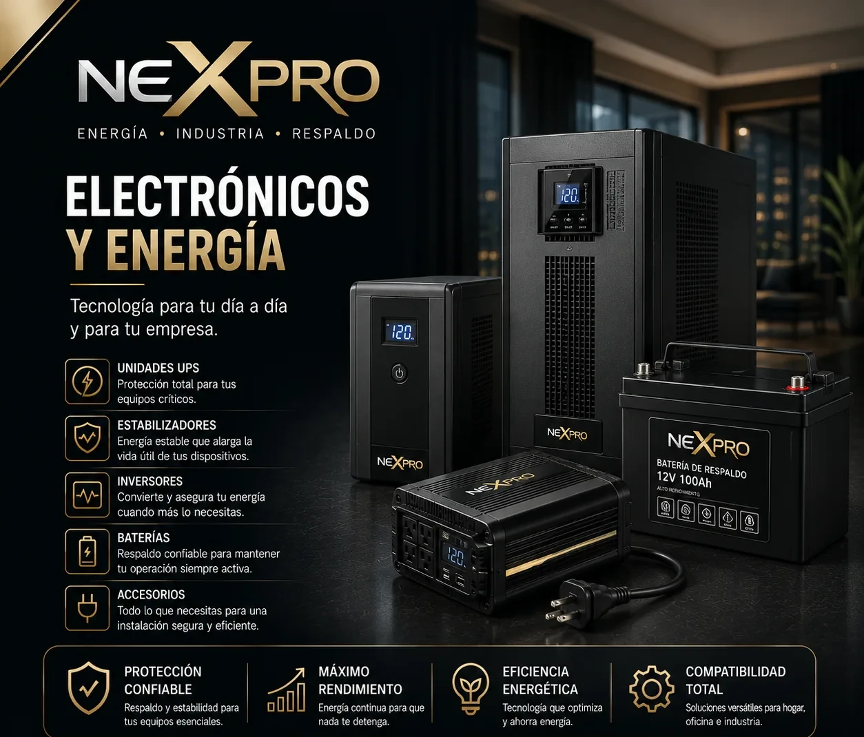 Electrónicos y energía NEXPRO