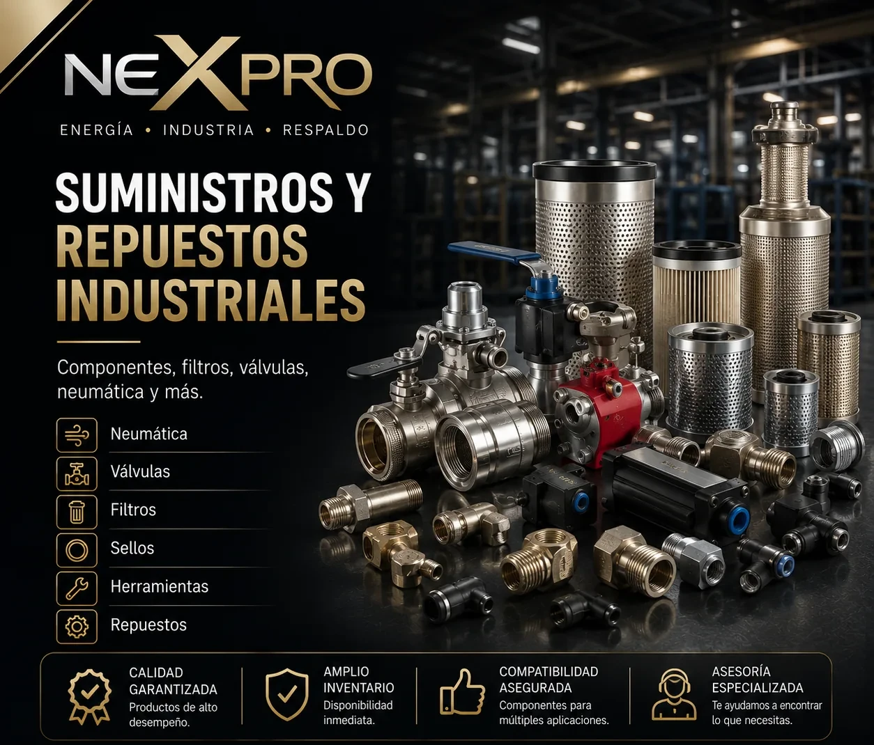 Suministros y repuestos industriales NEXPRO