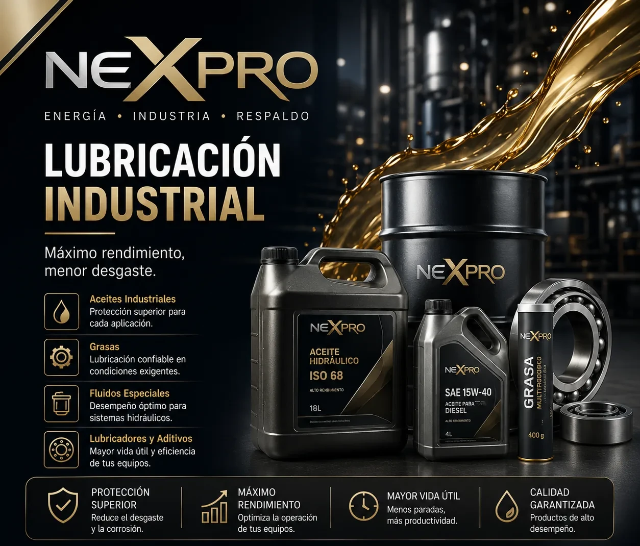 Lubricación industrial NEXPRO